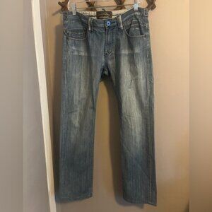 Y2K Projek Raw straight leg denim with fun detailing 31